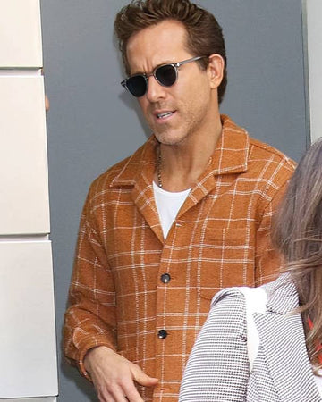2025 TIME100 Summit Ryan Reynolds Plaid Jacket