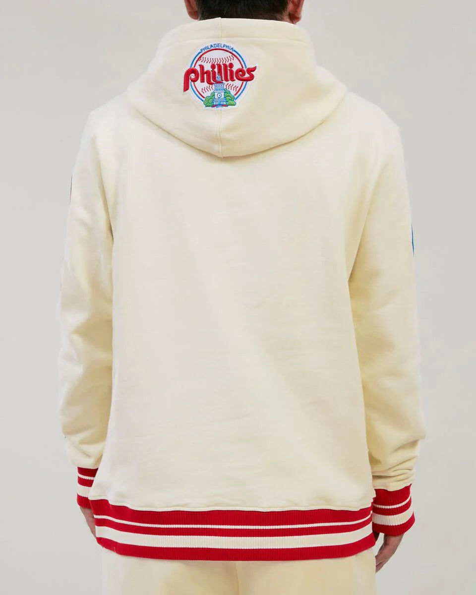 Pro Standard Philadelphia Phillies Retro Classic Off White Pullover Hoody
