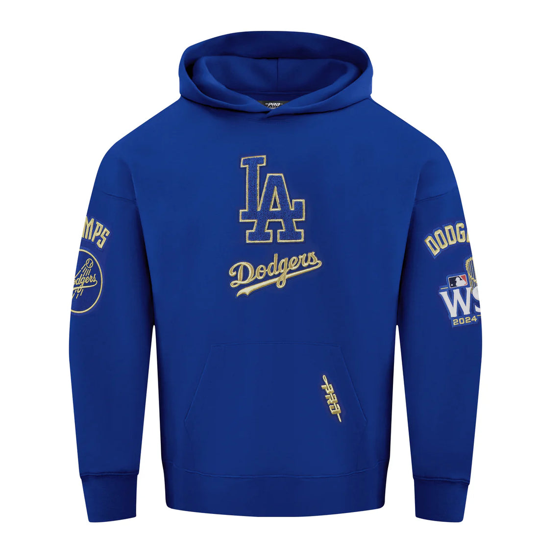 Pro Standard Los Angeles Dodgers 8 Time 2024 World Series Champions Royal Pullover Hoody