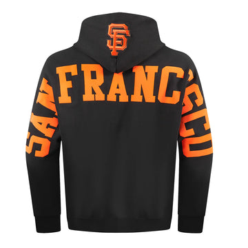 Pro Standard San Francisco Giants Wingspan Drop Shoulder Black Hoody