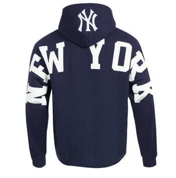 Pro Standard New York Yankees Wingspan Drop Shoulder Navy Hoody