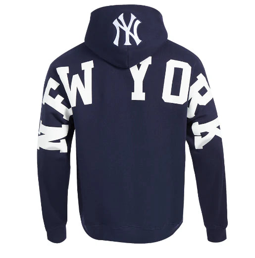 Pro Standard New York Yankees Wingspan Drop Shoulder Navy Hoody