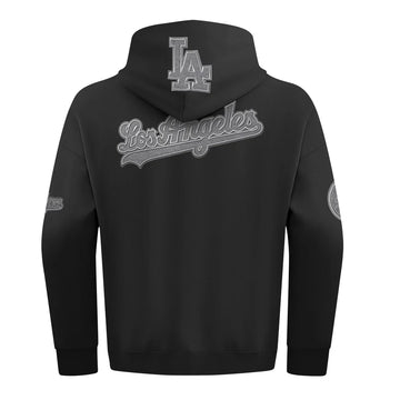 Pro Standard Los Angeles Dodgers Reverse French Terry Drop Shoulder Black Hoody