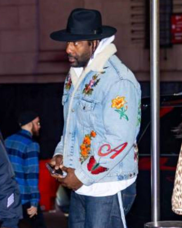 Amar’e Stoudemire Blue Patch Denim Jacket