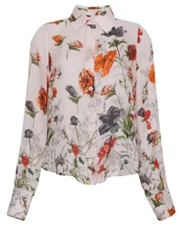 Today Show Jenna Bush Hager Pink Floral Blouse
