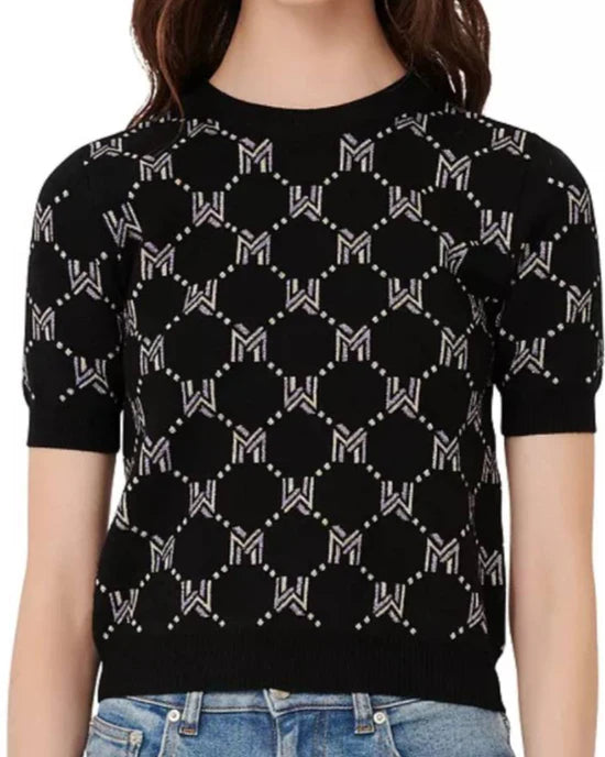 Today 2025 Angela Kinsey Black Sweater