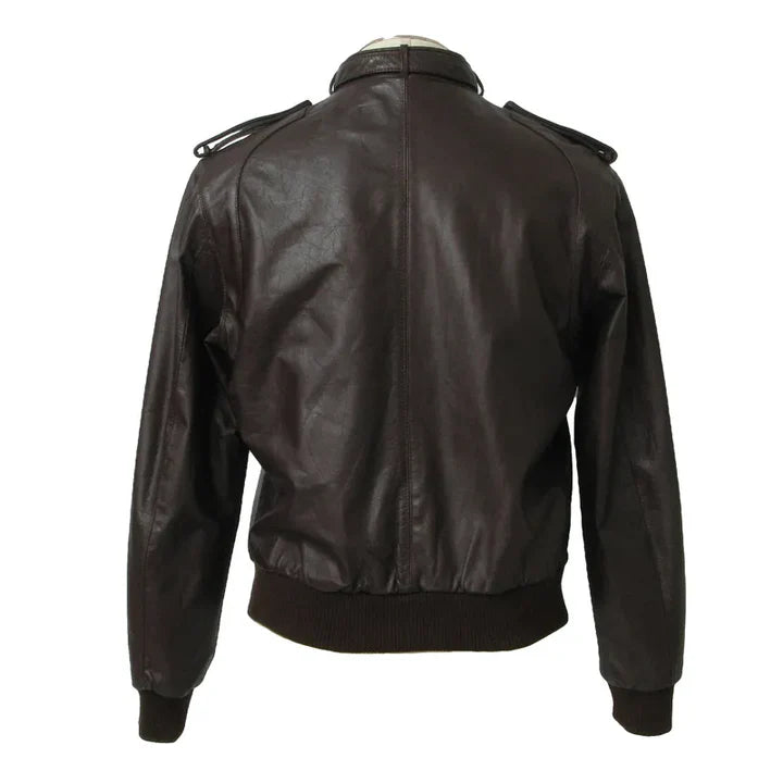 1980’s Members Only Leather Jacket
