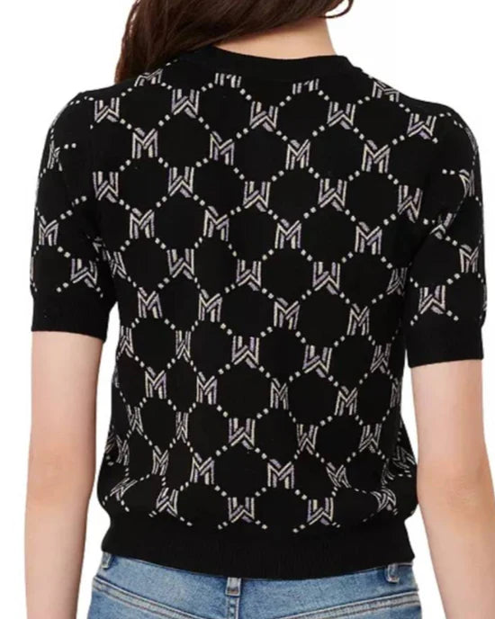 Today 2025 Angela Kinsey Black Sweater