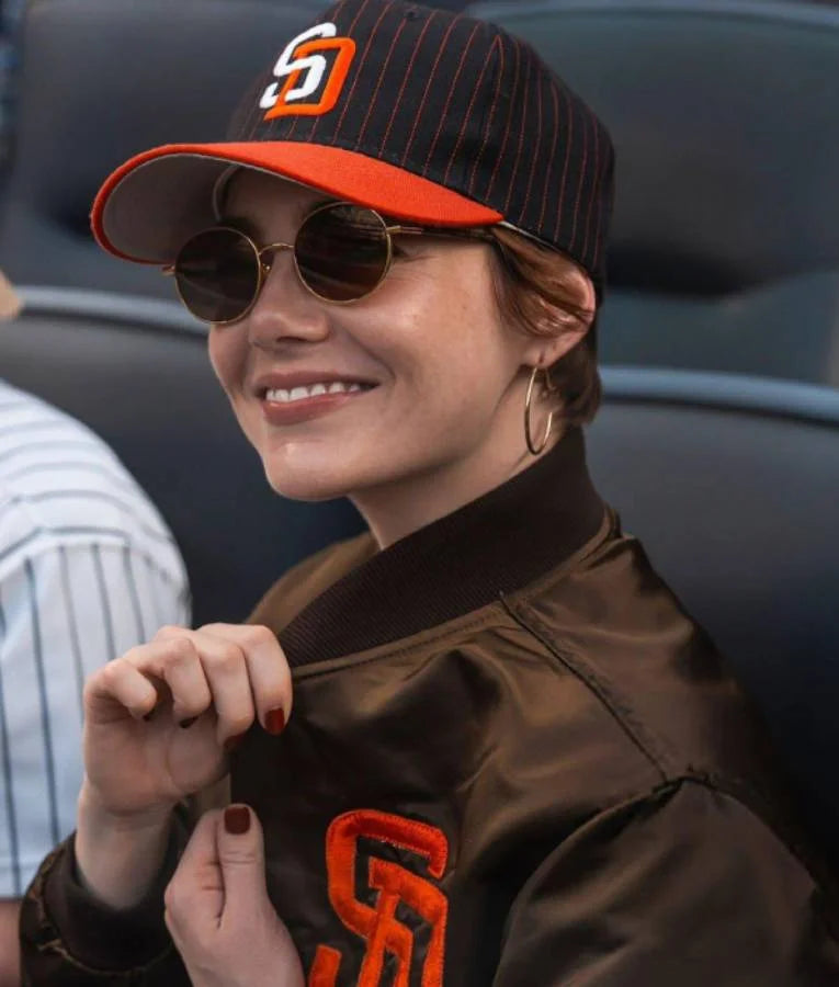 Emma Stone San Diego Padres 2025 Jacket