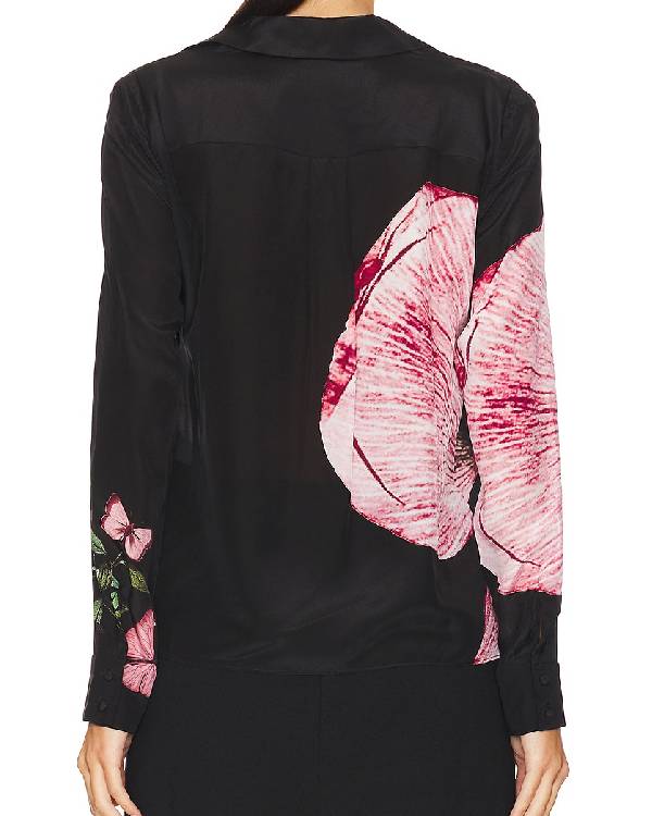 The Neighborhood Tichina Arnold Pink Flower Printed Shirt