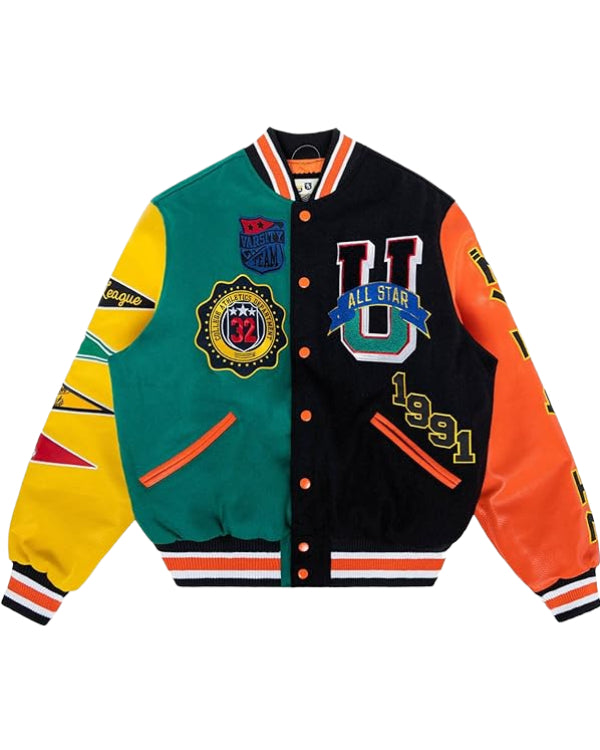 Americas Got Talent S20 King Moore Colorblock Varsity Jacket