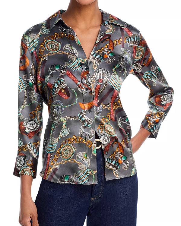 Beyond the Gates Cady McClain Printed Shirt