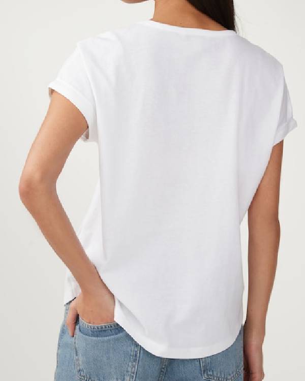 Frauds S01 White & Silver Star Tee