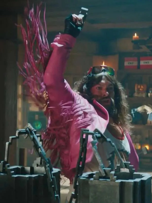 Jason Momoa A Minecraft 2025 Leather Jacket