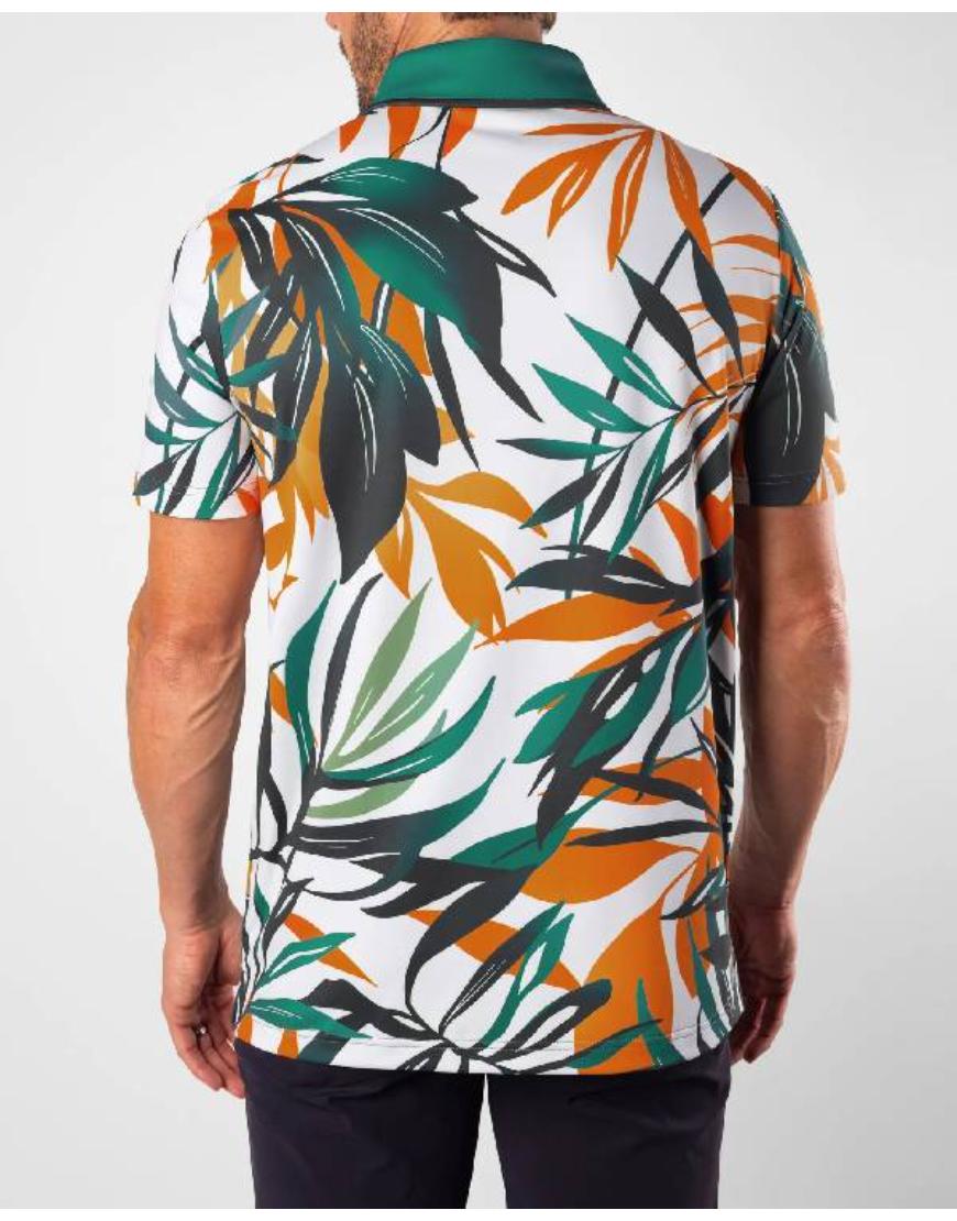 Happy Gilmore 2 Adam Sandler Hawaiian Polo Shirt