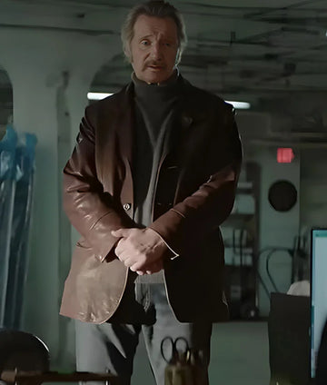 Absolution 2024 Liam Neeson Leather Jacket