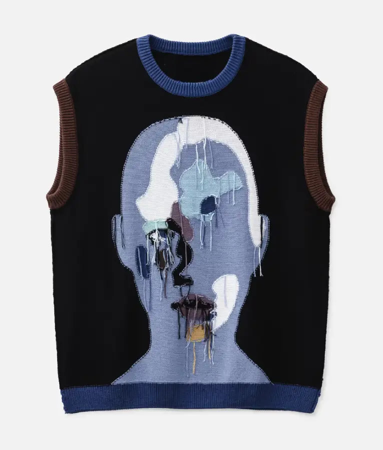 Access Hollywood Scott Evans Abstract Face Vest