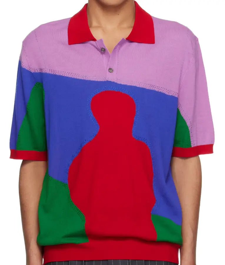 Access Hollywood Scott Evans Colorblock Polo Shirt