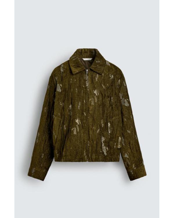 Access Hollywood 2025 Scott Evans Green Textured Jacket