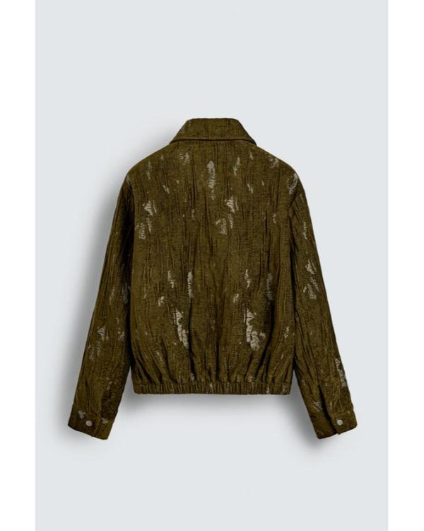 Access Hollywood 2025 Scott Evans Green Textured Jacket