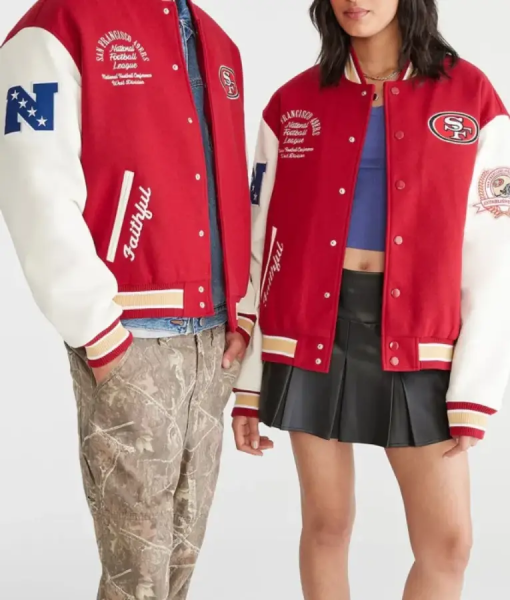 Aeropostale San Francisco 49ers Bomber Jacket