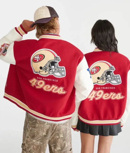 Aeropostale San Francisco 49ers Bomber Jacket