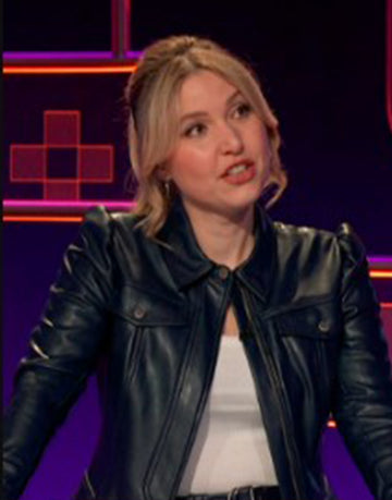 After Midnight 2025 Taylor Tomlinson Black Leather Jacket