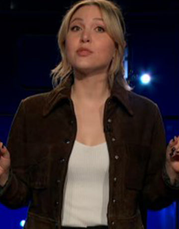 After Midnight 2025 Taylor Tomlinson Brown Jacket