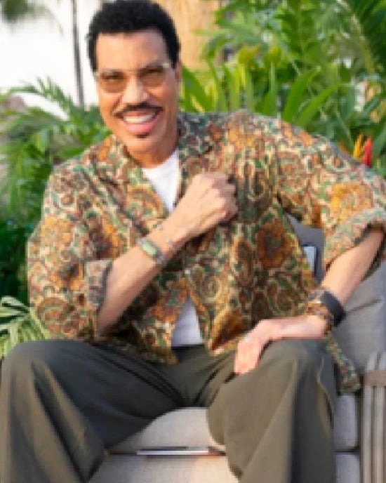 American Idol S23 Lionel Richie Floral Shirt