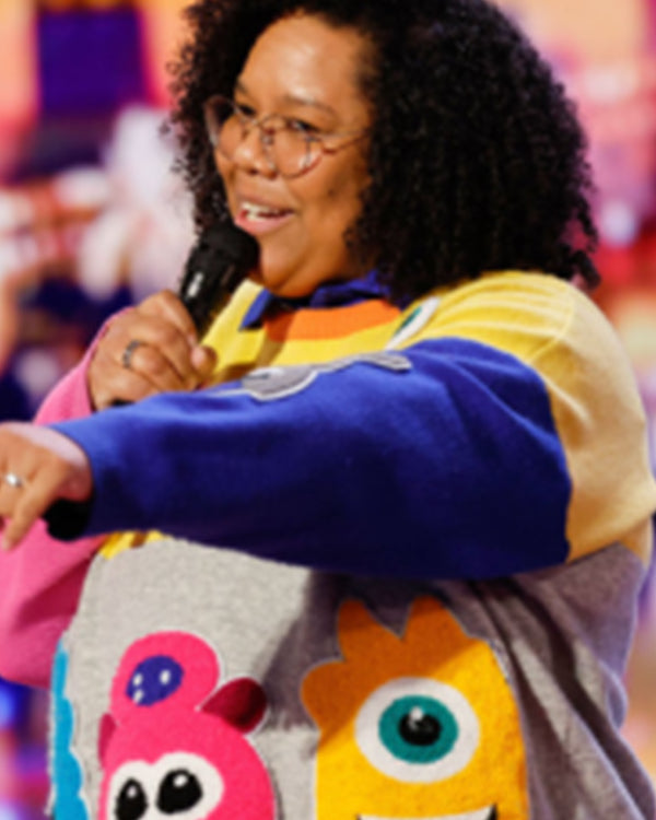 Americas Got Talent S20 Mama Duke Multicolor Monster Sweater