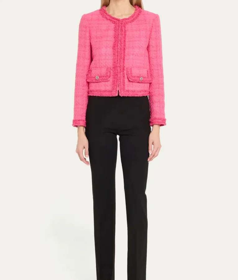 Americas Newsroom 2025 Shannon Breams Tweed Jacket