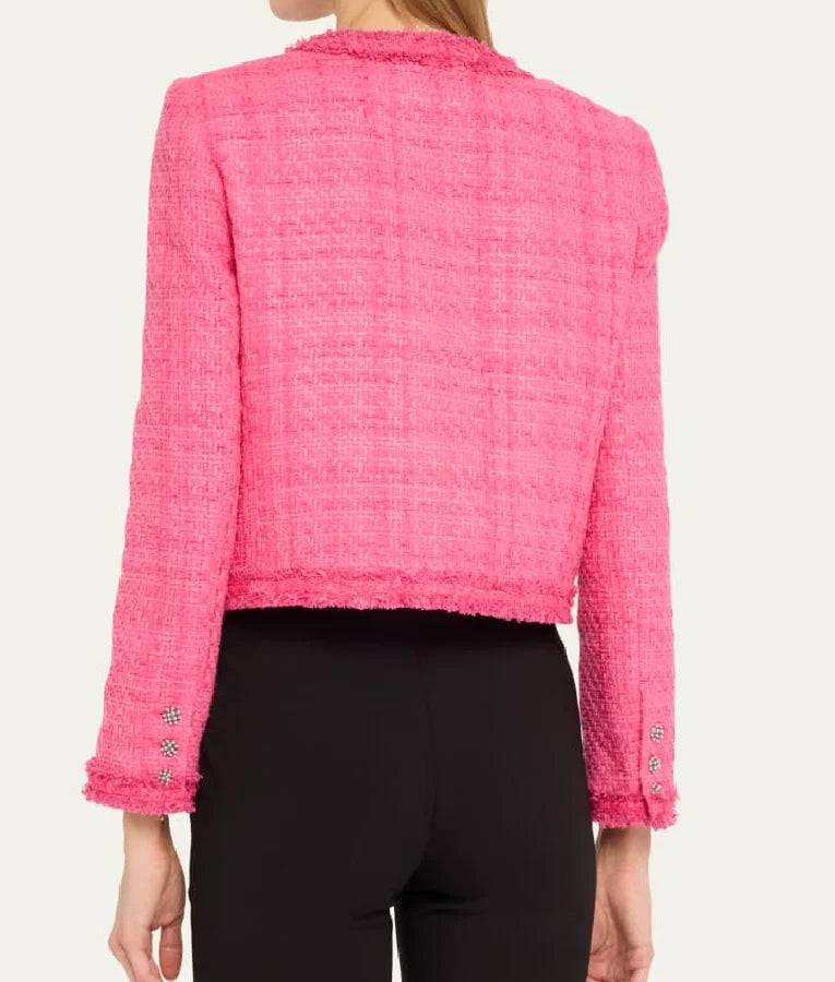 Americas Newsroom 2025 Shannon Breams Tweed Jacket