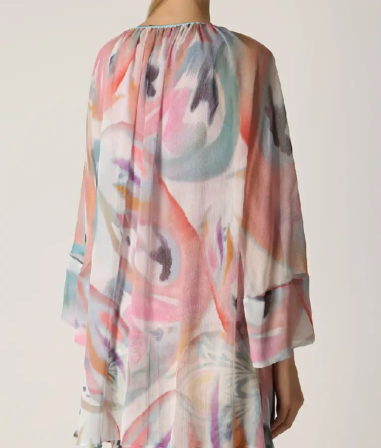 And Just Like That S03 Kathy Boat Neck Printed Shirt