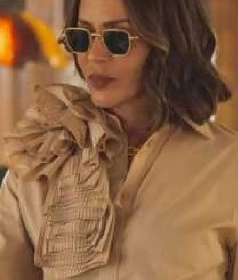 And Just Like That S03 Lisa Todd Wexley Carrie Rosette Shirt