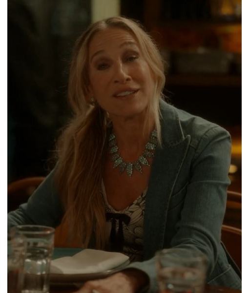 And Just Like That S03 Sarah Jessica Parker Denim Blazer