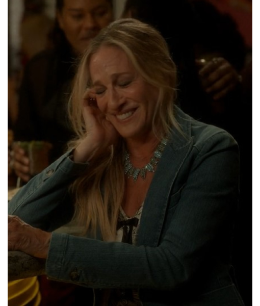 And Just Like That S03 Sarah Jessica Parker Denim Blazer