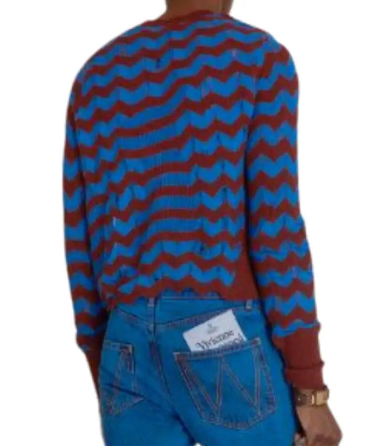 And Just Like That Sarah Jessica Parker Chevron Cardigan