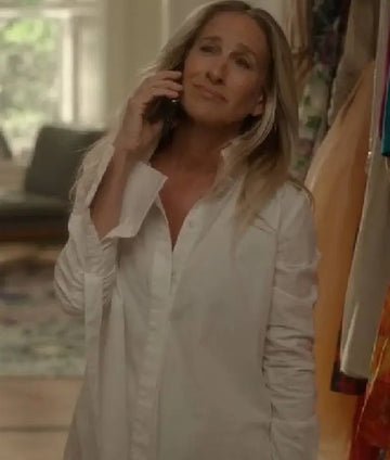 And Just Like That Sarah Jessica Parker White Shirt