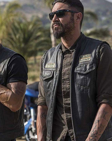 Angel Reyes Mayans M.C Leather Vest