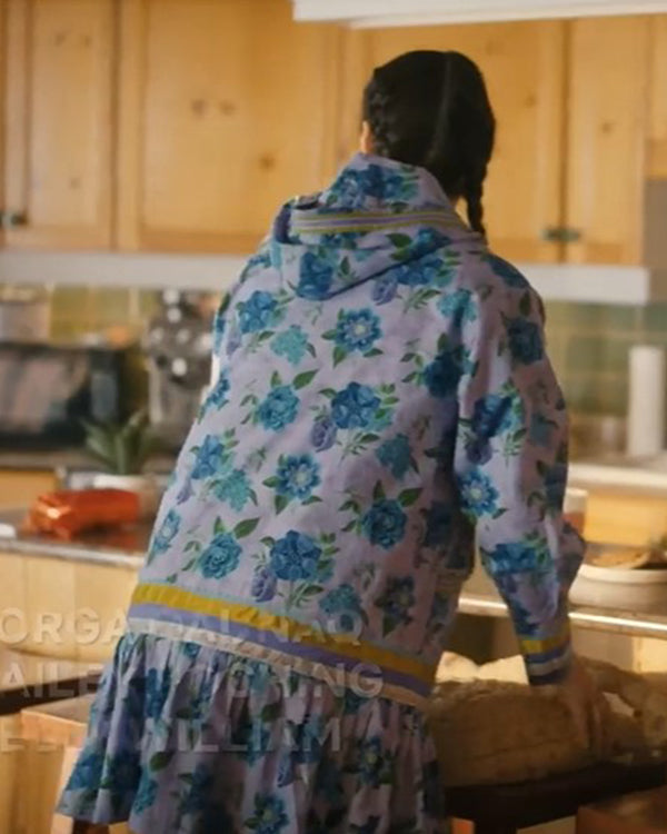 North Of North S01 Anna Lambe Floral Hoodie