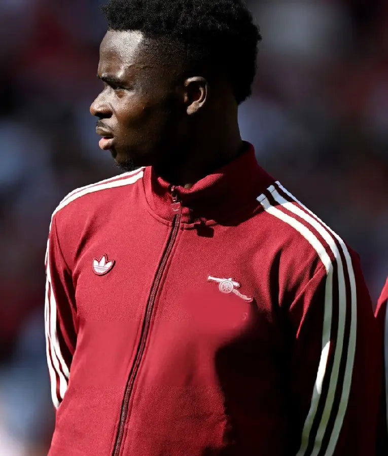 Arsenal Terrace Icons Burgundy Track Jacket