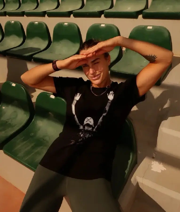 Aryna Sabalenka Tigress Black T-Shirt