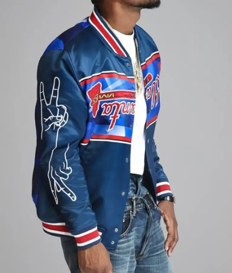 Atlanta Braves Usher x New Era Varsity Jacket