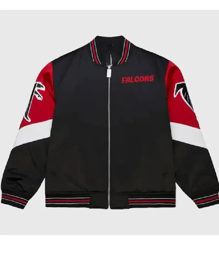 Atlanta Falcons Throwback Vintage Satin Jacket