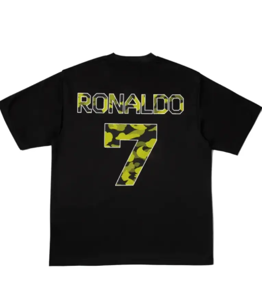 BAPE X CR7 Life Multi Logo Poly Relaxed Fit Jersey