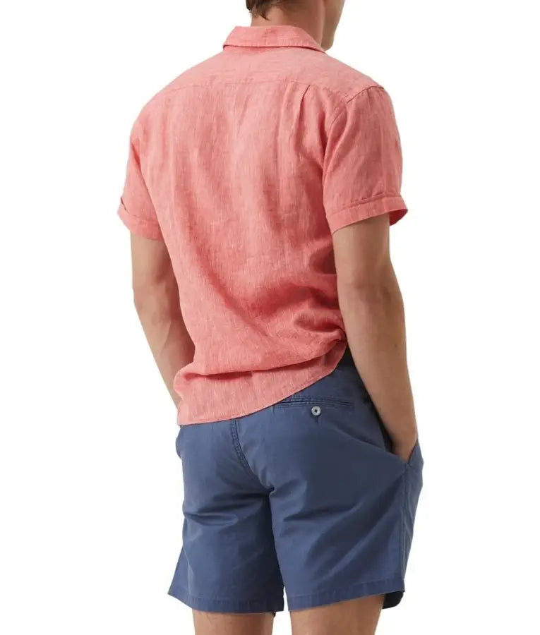 Bachelor In Paradise S10 Jesse Palmer Linen Short Sleeve Shirt