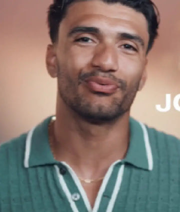 Bachelor In Paradise S10 Jonathon Johnson Knit Polo Shirt