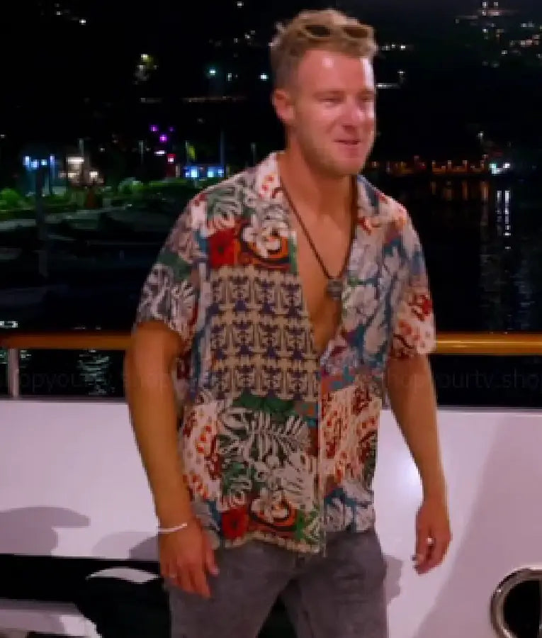 Below Deck S12 Fdamos Mix Print Shirt