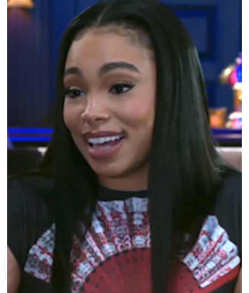 Beyond The Gates 2025 RhonniRose Mantilla Fan Print Top