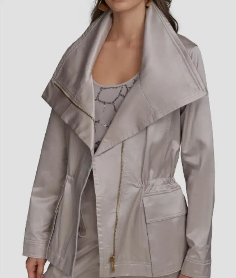 Beyond the Gates Anita Dupree Satin Jacket